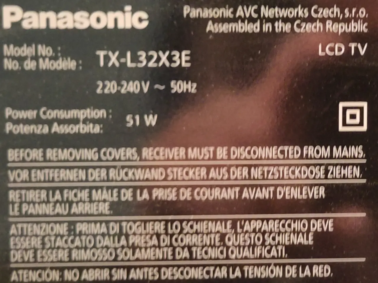 Billede 2 - Perfekt fungerende 32” Panasonic TV