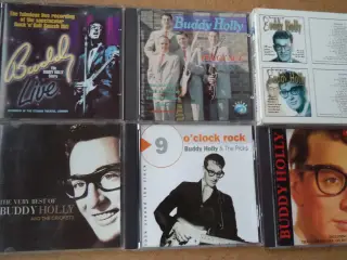 .BUDDY HOLLY CDer sælges stykvis
