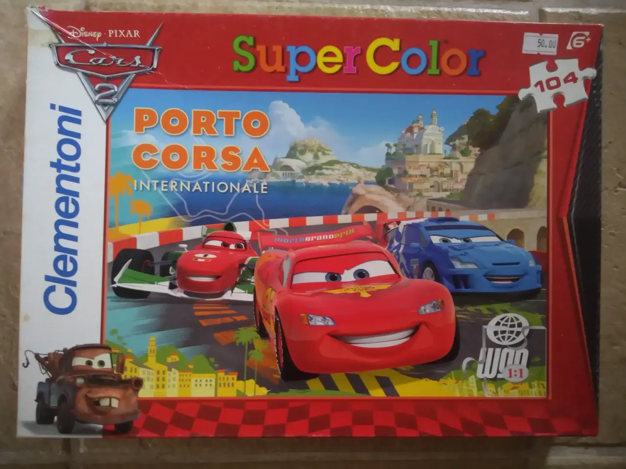 Billede 1 - Cars 2 puslespil med 104 brikker