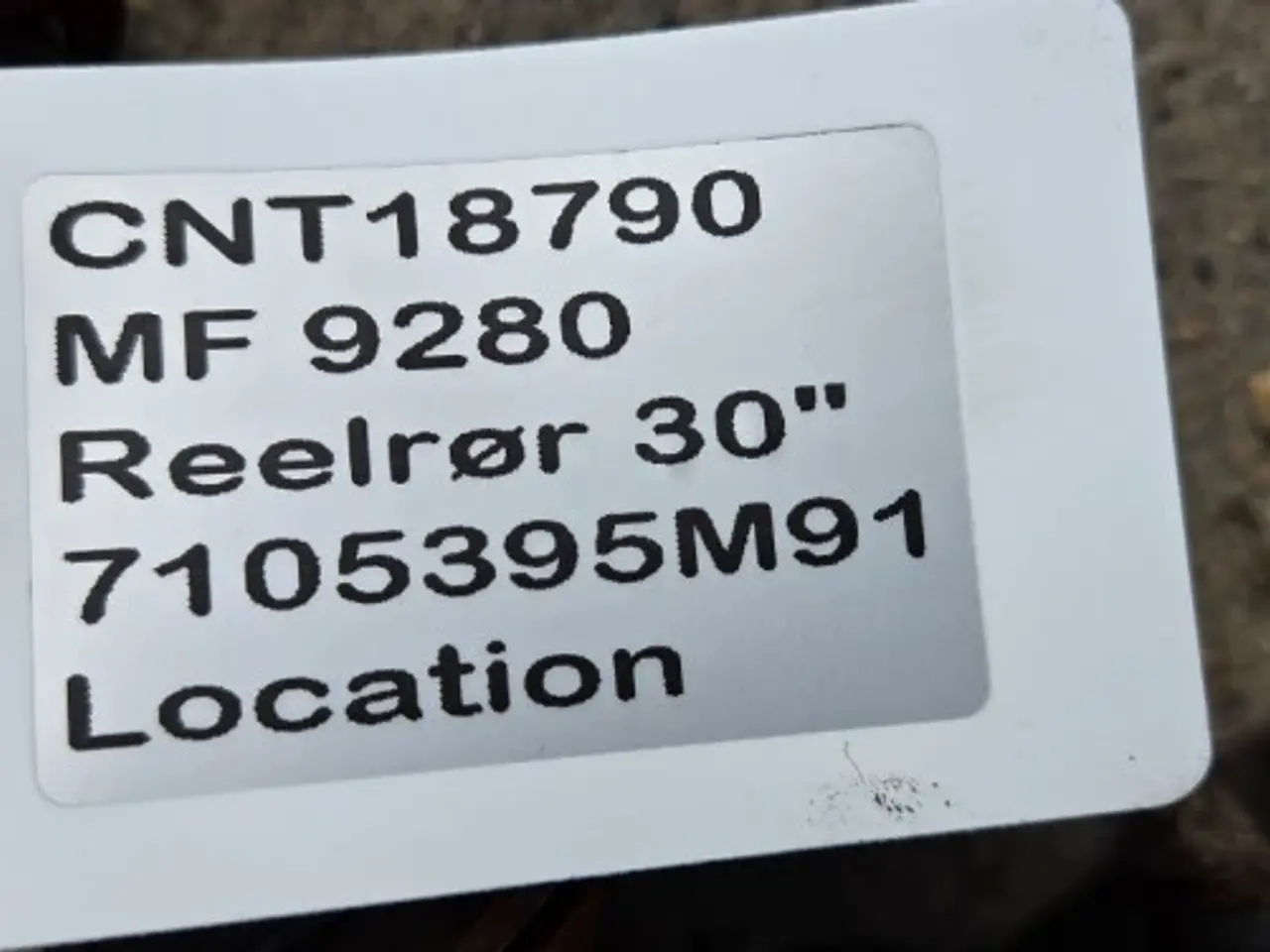 Billede 10 - Massey Ferguson 9280 Reelrør 7105395M91