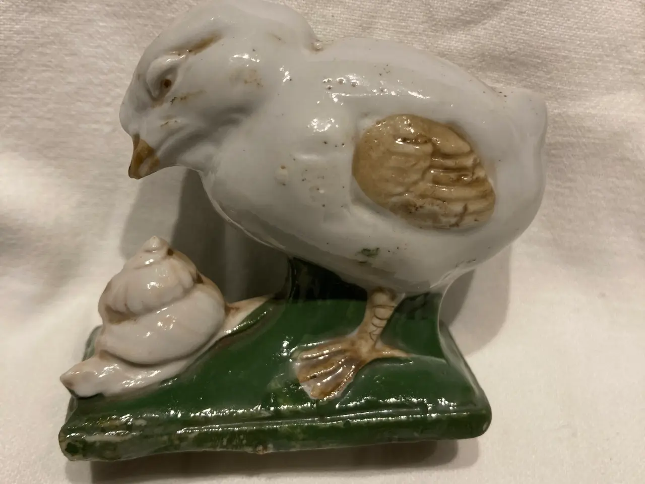 Billede 7 - Antik kylling figur