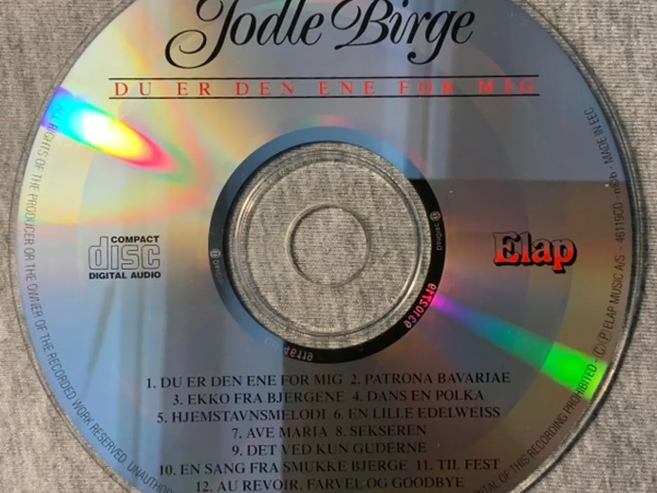 Billede 3 - Jodle Birge – Du Er Den Ene For Mig – CD