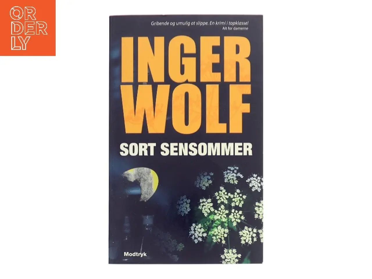 Billede 1 - Sort sensommer af Inger Wolf (Bog)