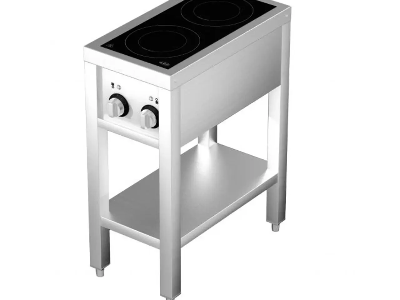 Billede 2 - Induktionskogeplade 2 zoner 7 kW – rustfrit stål