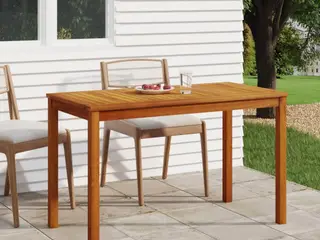 Havebord i massivt akacietræ 110 × 55 × 67 cm - terrasse- og havebord