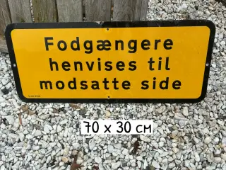 Fodgænger skilt