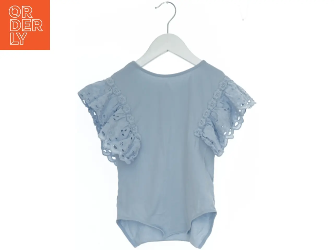 Billede 1 - Bluse med blonder ærmer fra Zara (str. 140)