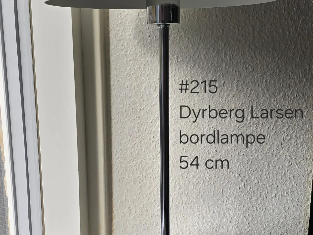 Billede 1 - Dyrberg Larsen bordlampe 