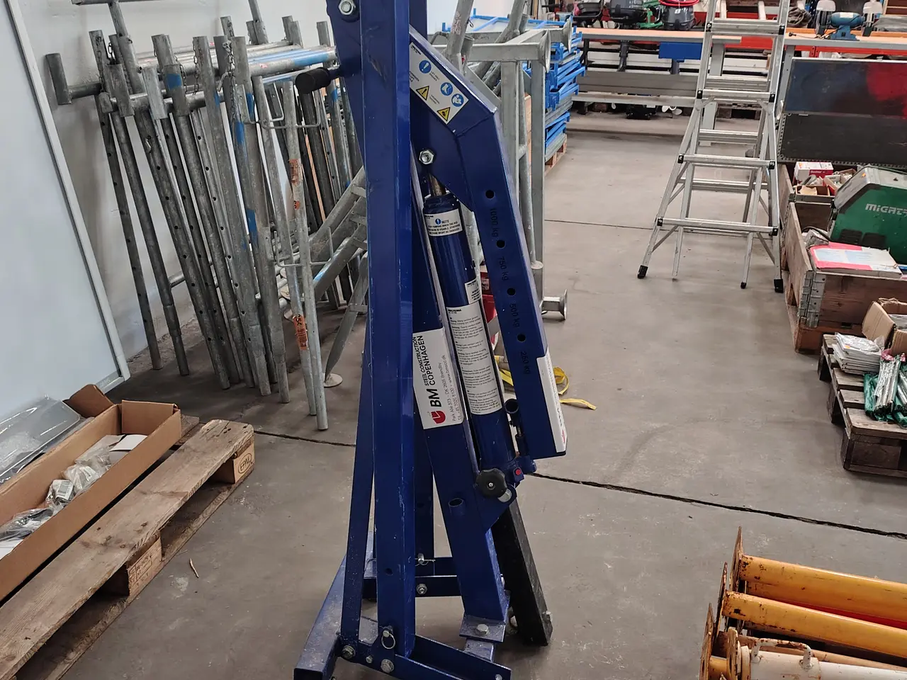 Billede 3 - Motorkran, hydraulisk