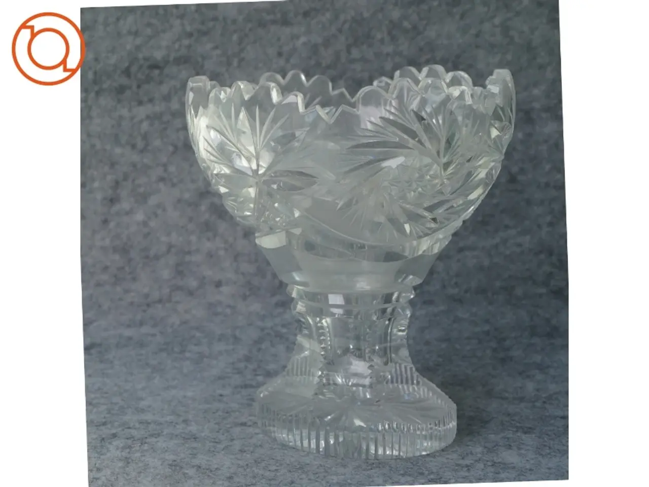 Billede 1 - Vase i krystal (str. 15 x 13 cm)