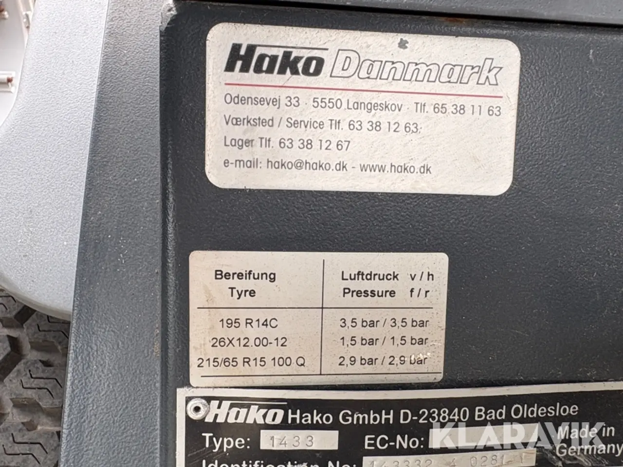 Billede 7 - Redskabsbærer Hako Citymaster 1250