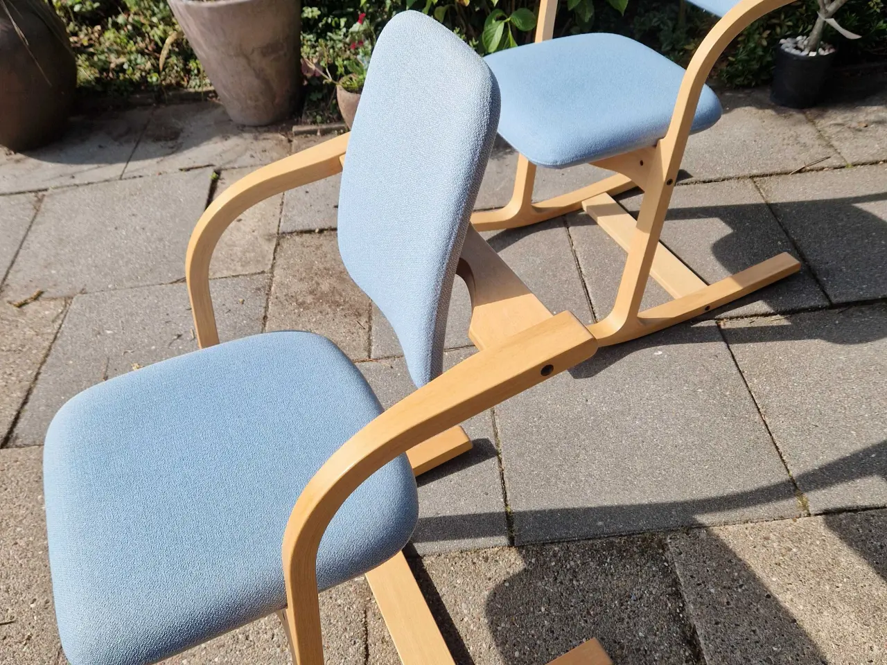 Billede 1 - 2 stk ergonomiske design gyngestole fra Stokke Var