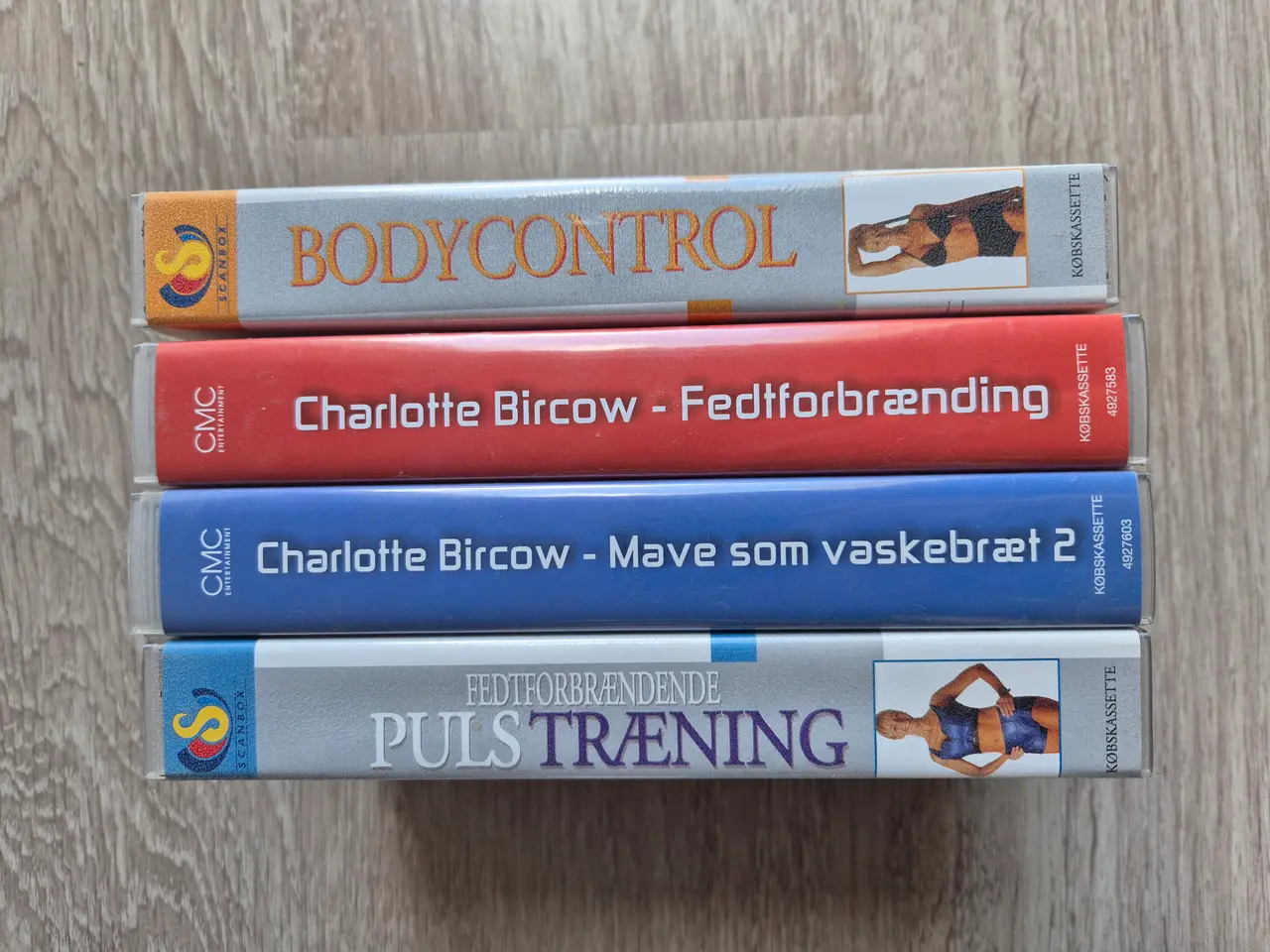 Billede 2 - Træningsvideoer Charlotte Bircow VHS – 4 stk.