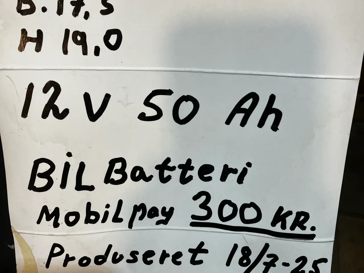 Billede 1 - Bilbatteri