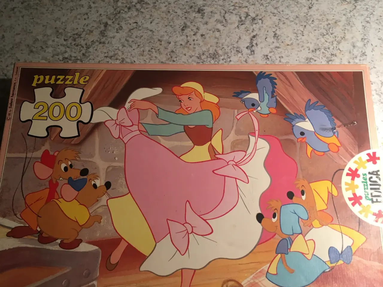 Billede 2 - Educa Walt Disney Askepot puslespil 200 brikker