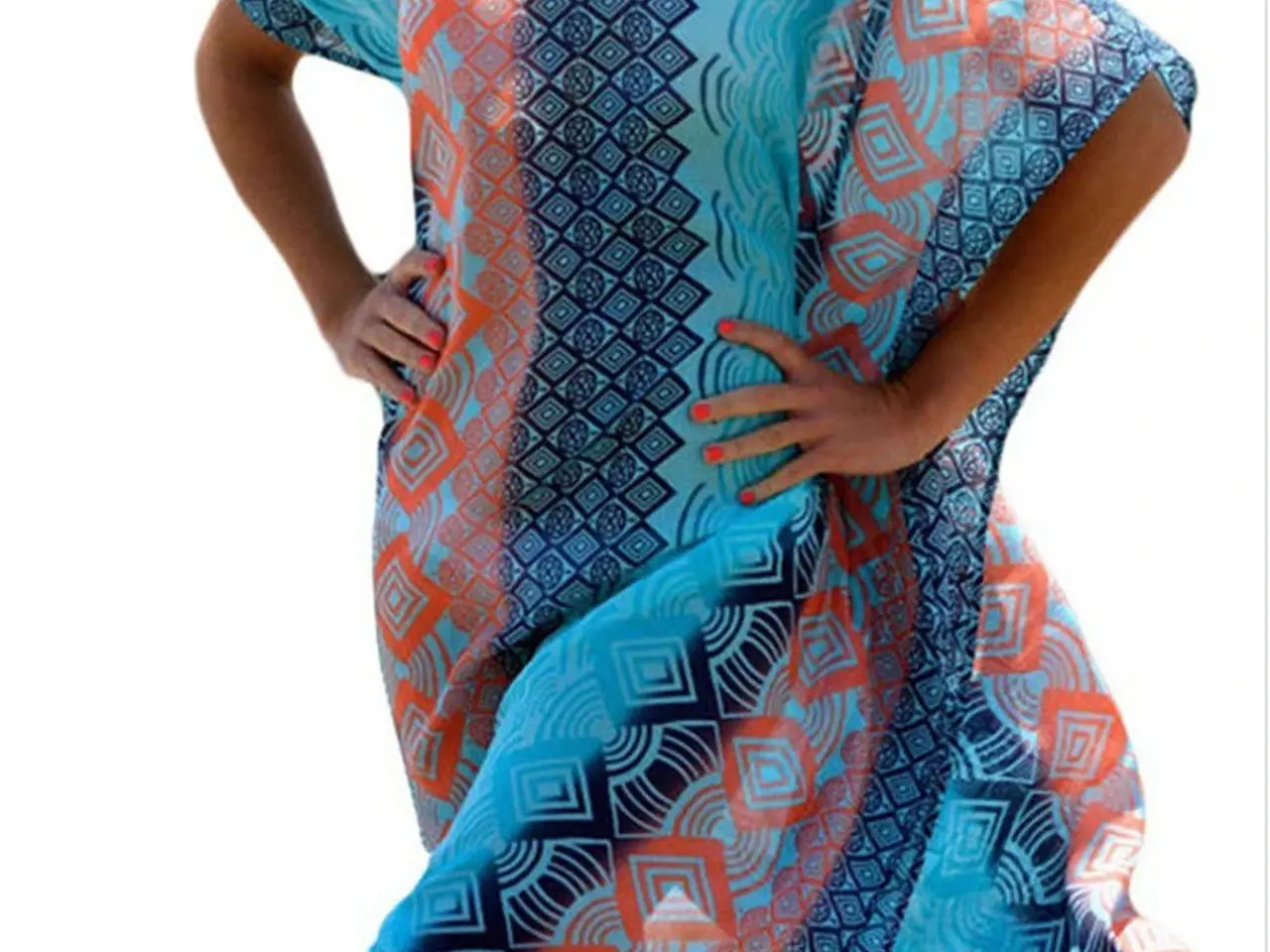 Billede 1 - Smart BOHO Kaftkan Maxi (one-size)