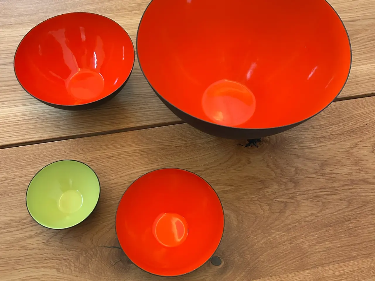 Billede 2 - Originale Krenit skåle – 4 stk. i flot stand