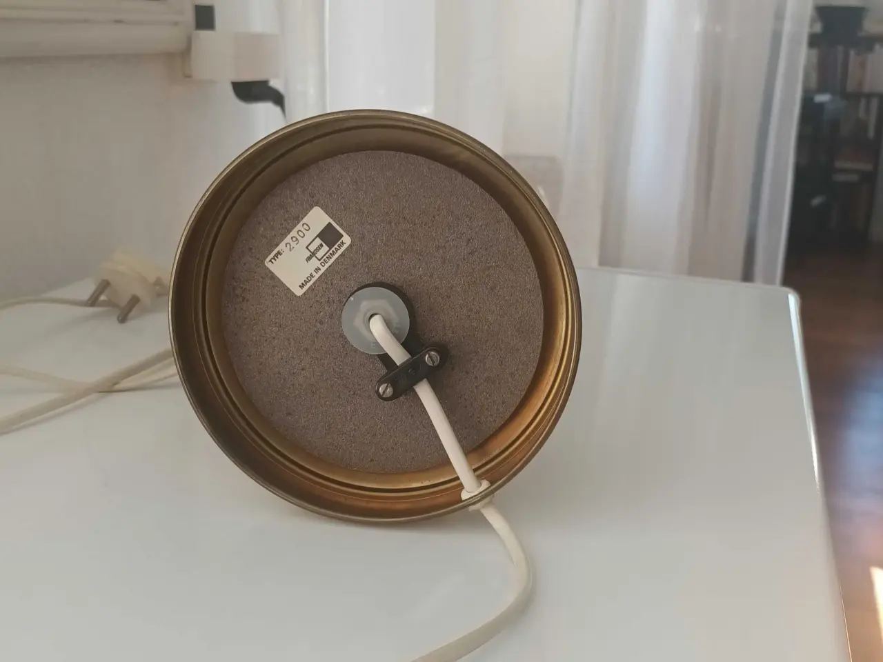 Billede 3 - Vintage Frandsen bordlampe i messing