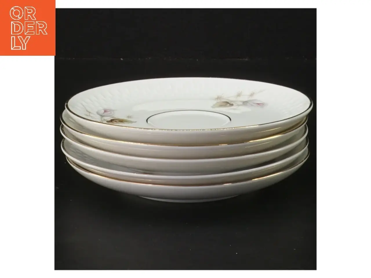 Billede 1 - Fem porcelænsunderkopper fra Edelstein (str. 5 stk Ø 13,5 cm)