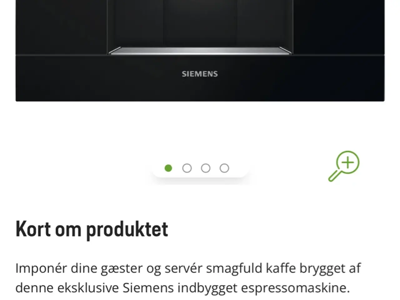 Billede 4 - Siemens  kaffemaskine 