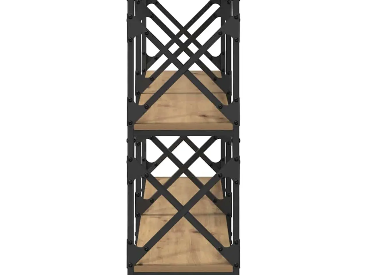 Billede 6 - Konsolbord i konstrueret træ - artisan egetræ, 100 × 28 × 80,5 cm