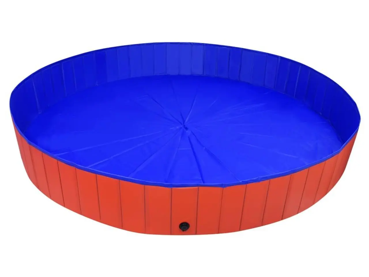 Billede 6 - Foldbart hundebassin 300 × 40 cm - PVC, rød