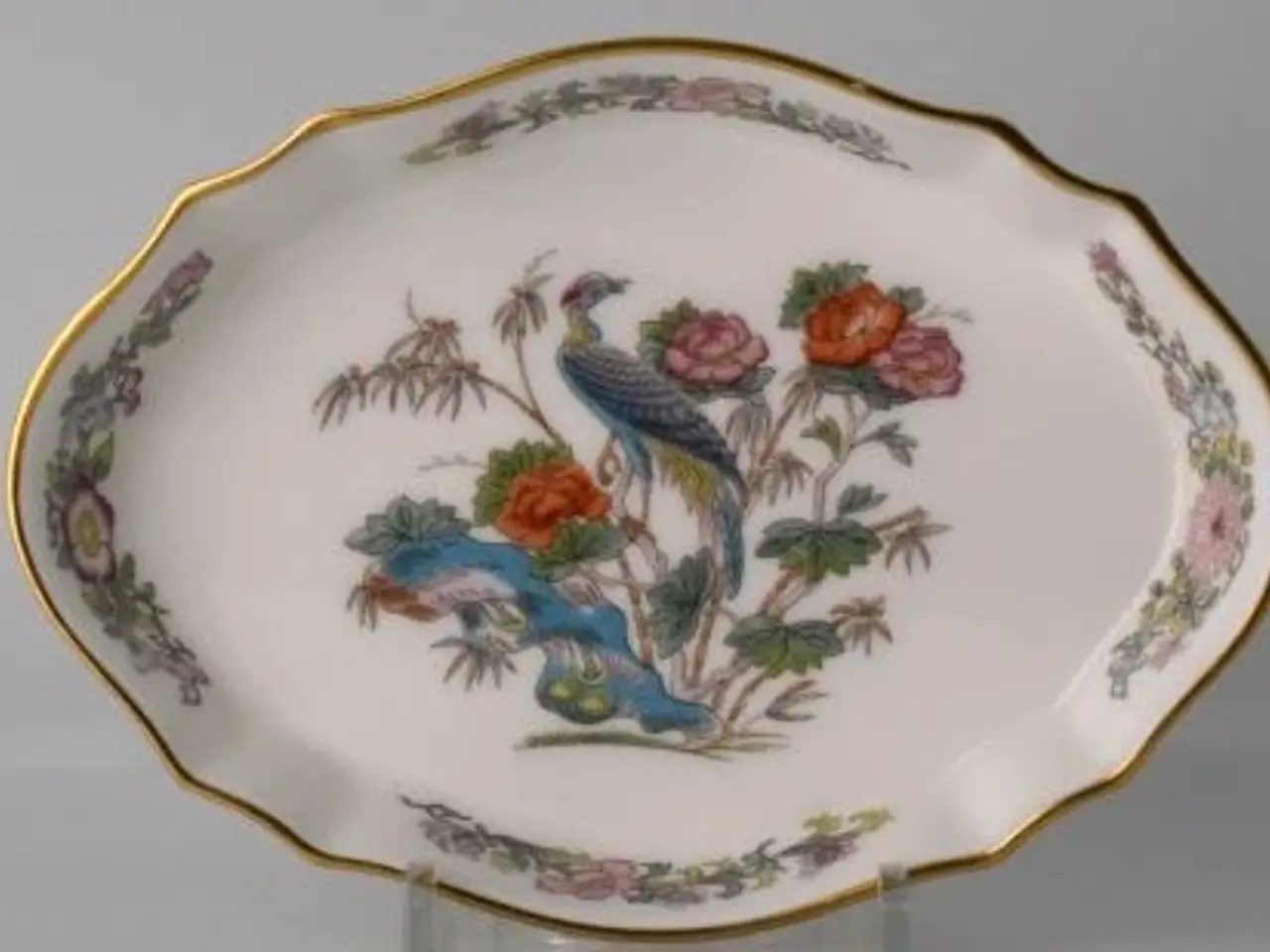 Billede 2 - Smuk lille oval skål - KUTANI CRANE fra WEDGWOOD