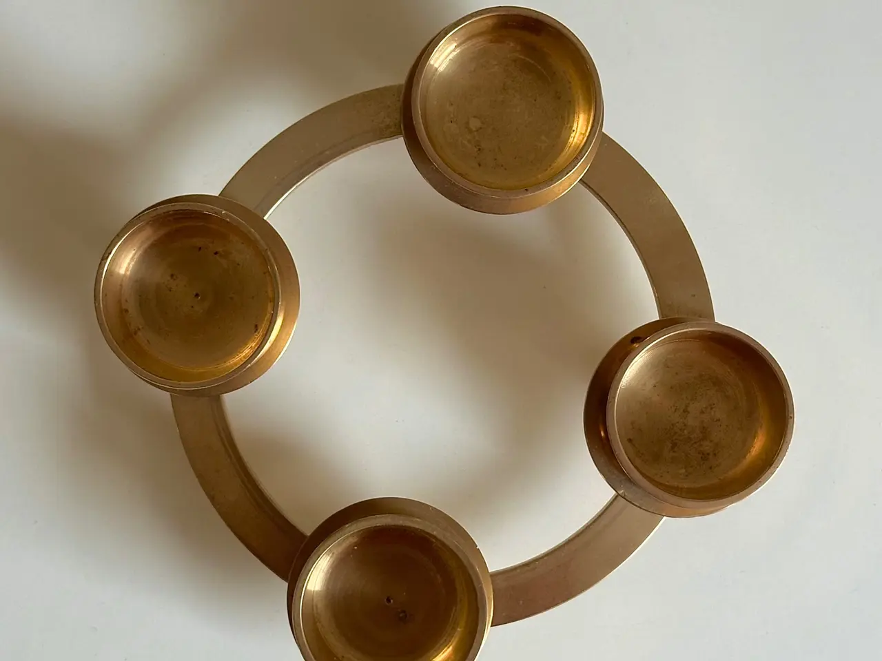 Billede 6 - Messingfyrfadsstage, advent