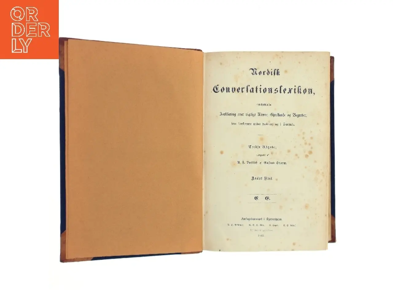 Billede 2 - Nordisk Conversationslexikon af H. A. Hielm (Bog)