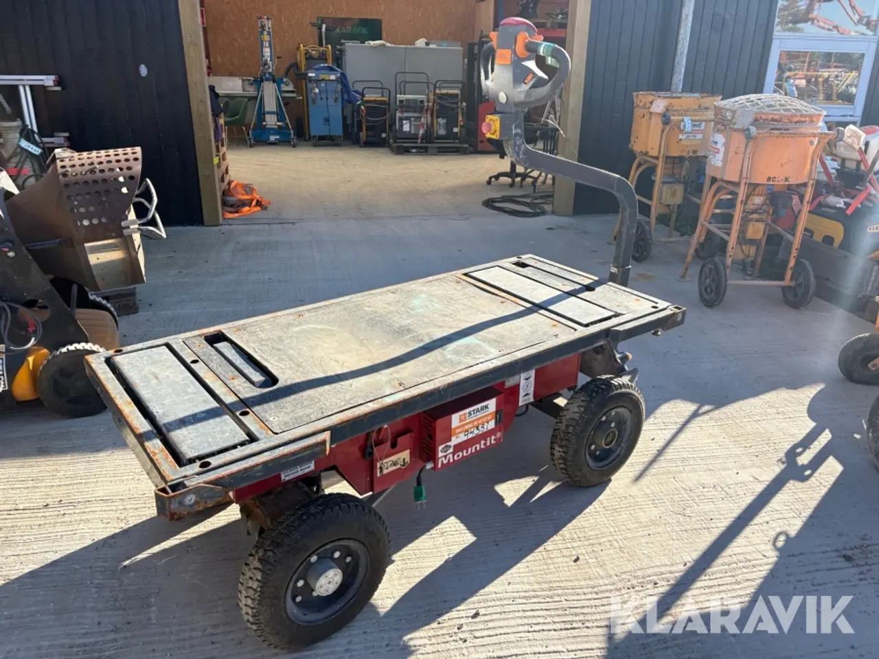 Billede 3 - Transportvogn Mountit Transit Trolley med elektrisk løft
