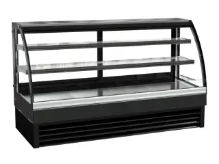 Kølemontre / Udstillingsdisk 400 liter – sort