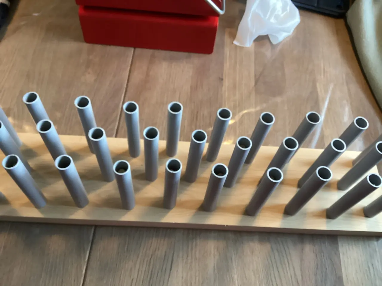 Billede 3 - Stor garnholder i træ