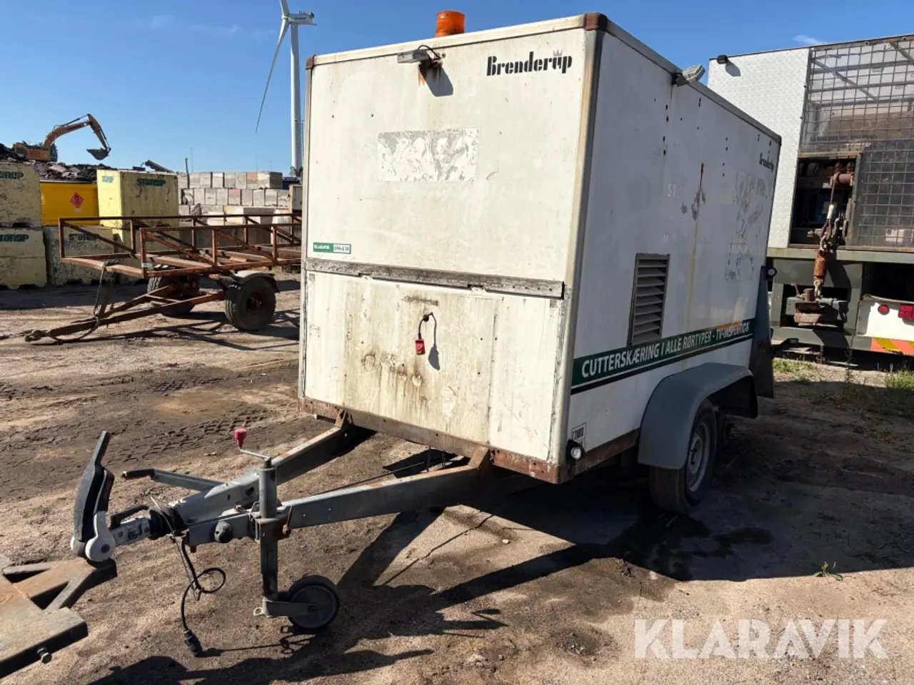 Billede 1 - Lukket trailer Brenderup