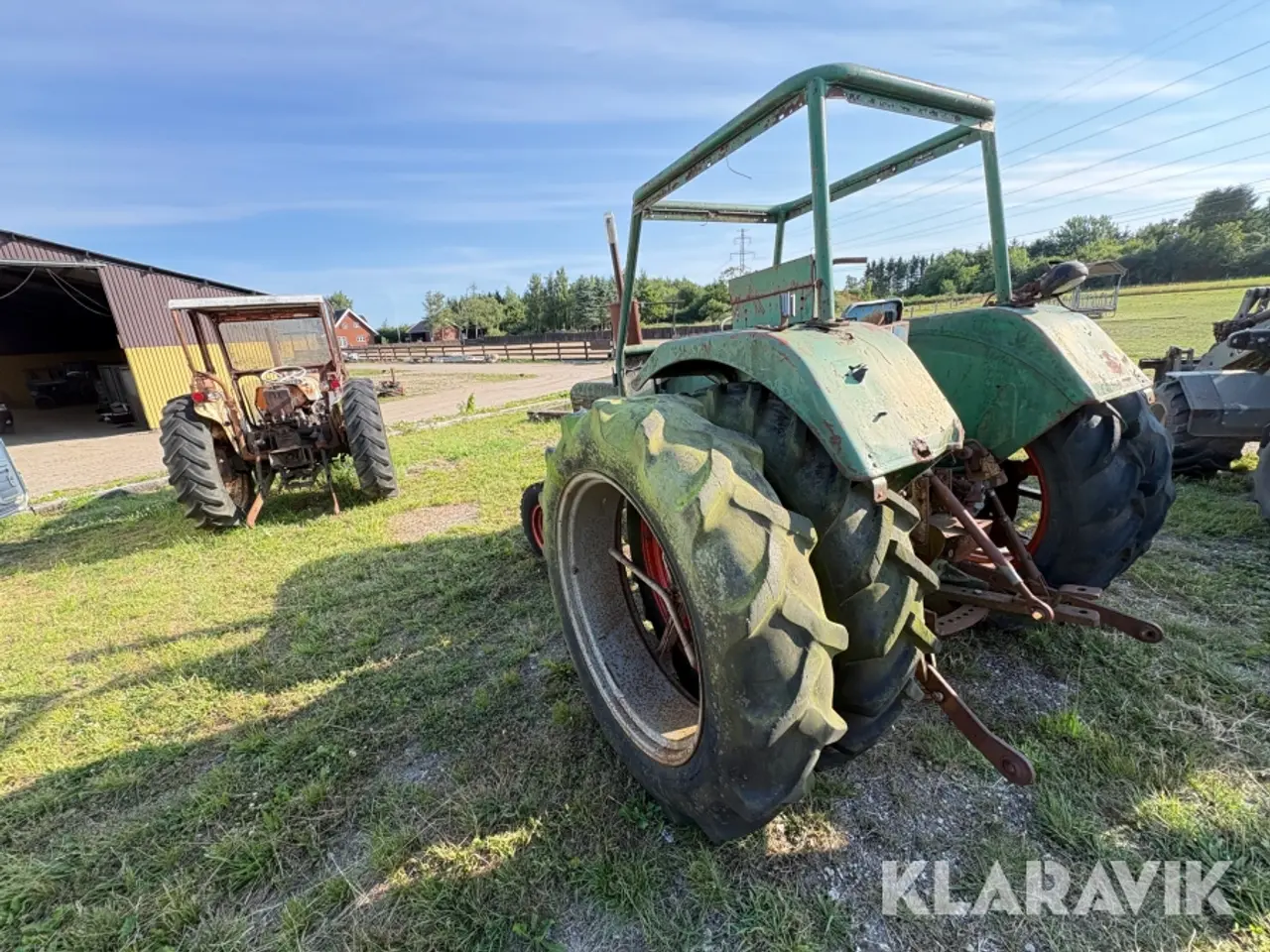 Billede 4 - Veterantraktor Deutz D500G Tvillinghjul og frontlæsser