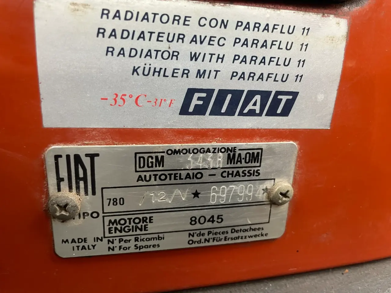 Billede 7 - Fiat 780 kun 1243 timer