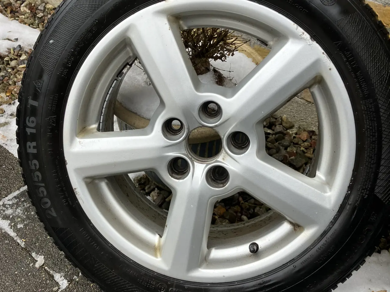 Billede 1 - Vinterdæk på fælge. VW, Seat mfl 5 x 112