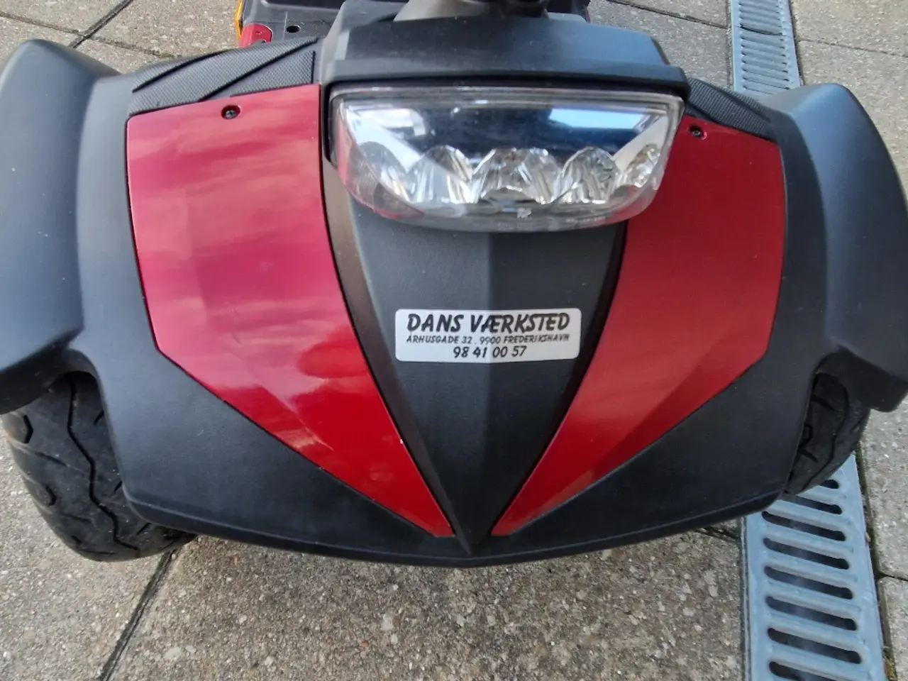 Billede 6 - El-scooter i rød