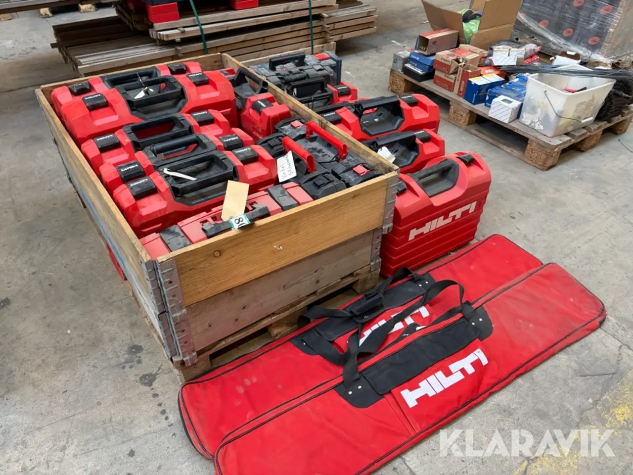 Billede 4 - Værktøjskasser og tasker Hilti / Bosch m.fl. tomme