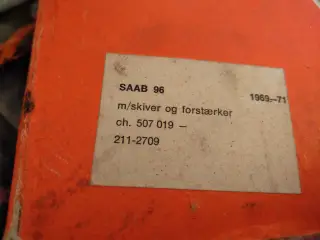 SAAB 96 Bremserør