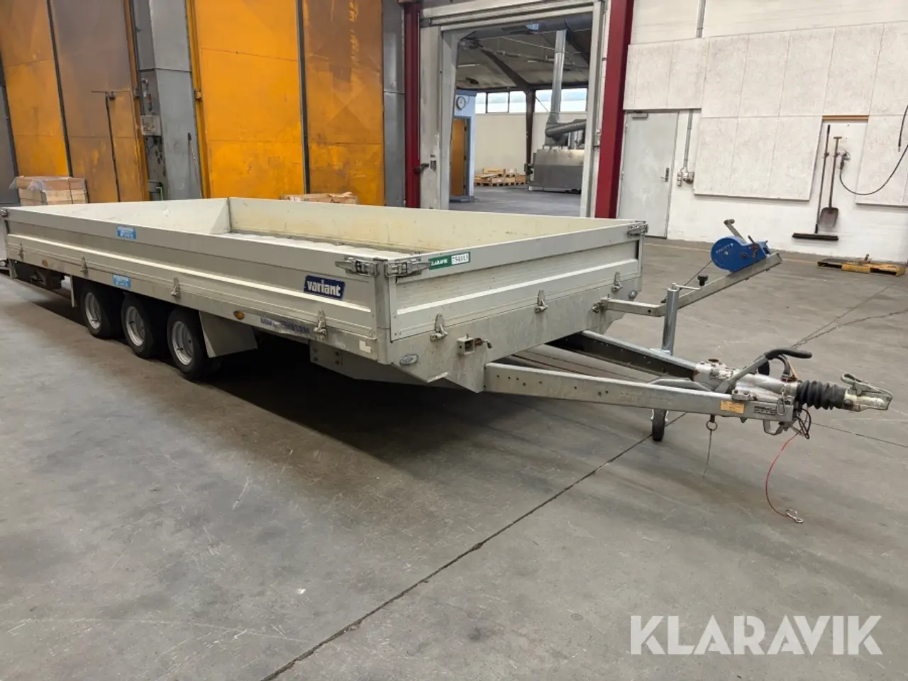 Billede 7 - Maskintrailer Variant 3522L5 - 3.500kg - 3 akslet