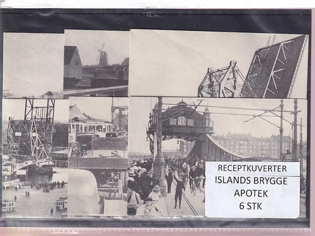 Billede 1 - Receptkuverter - Islands Brygge Apotek - 6 Stk.