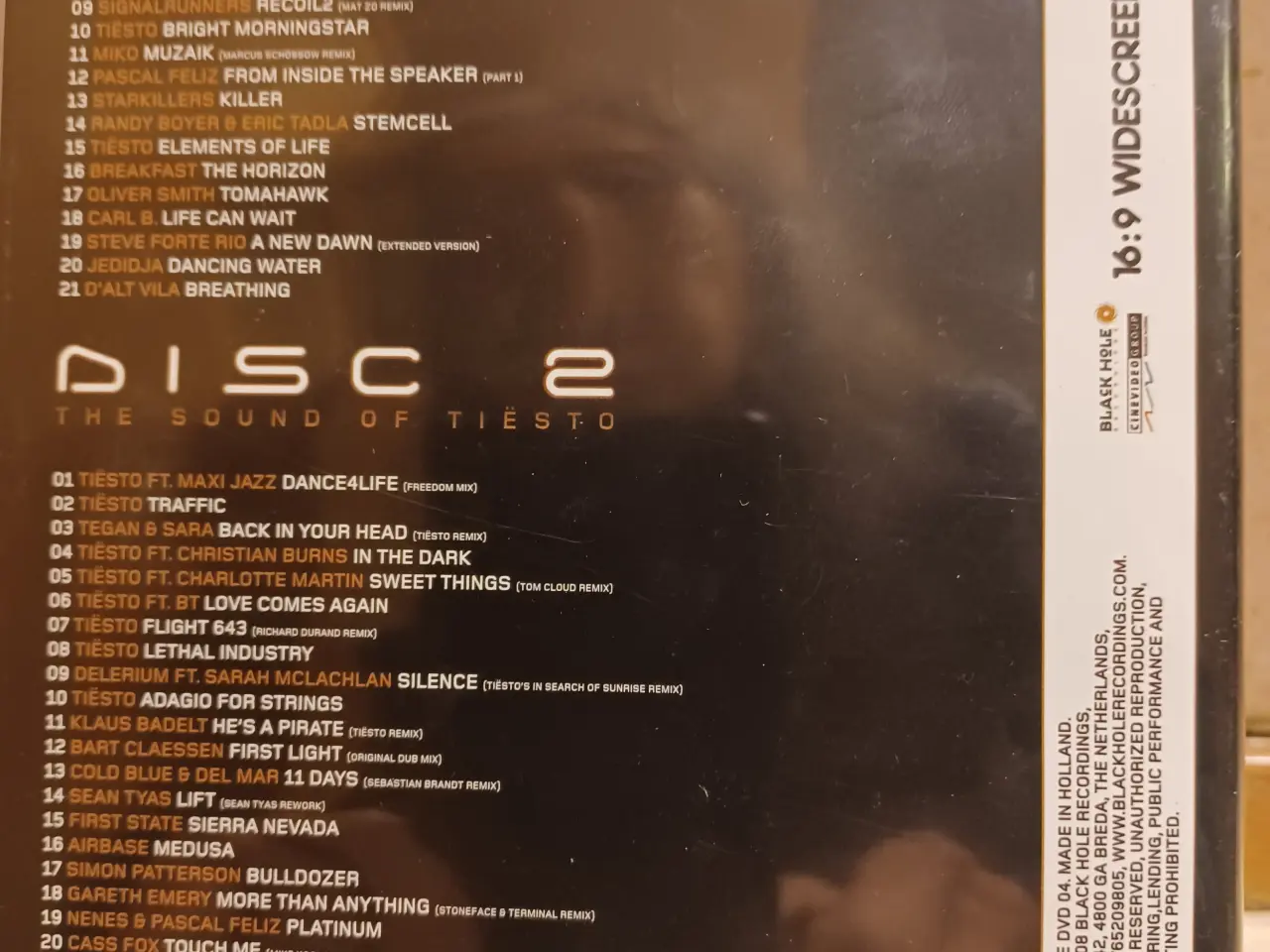 Billede 2 - Tiesto Elements of Life World Tour DVD