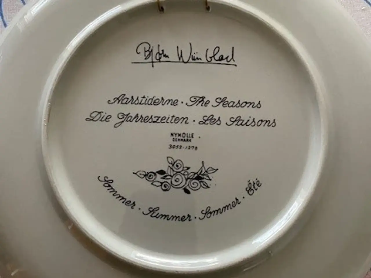 Billede 2 - Bjørn Wiienblad de 4 årstider 27cm