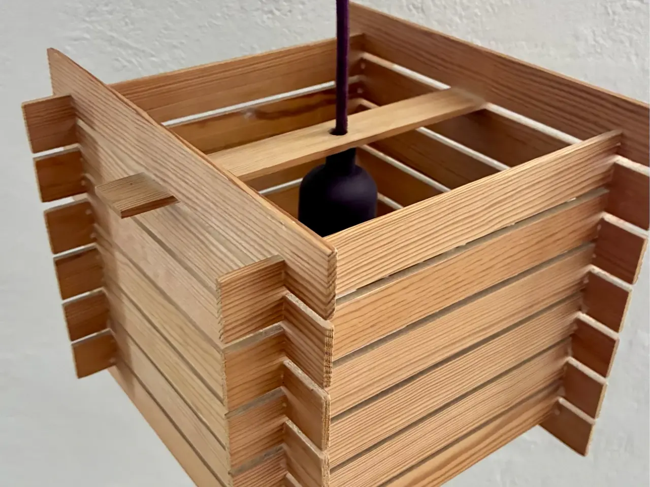 Billede 2 - Vintage loftlampe pendel i fyrretræ
