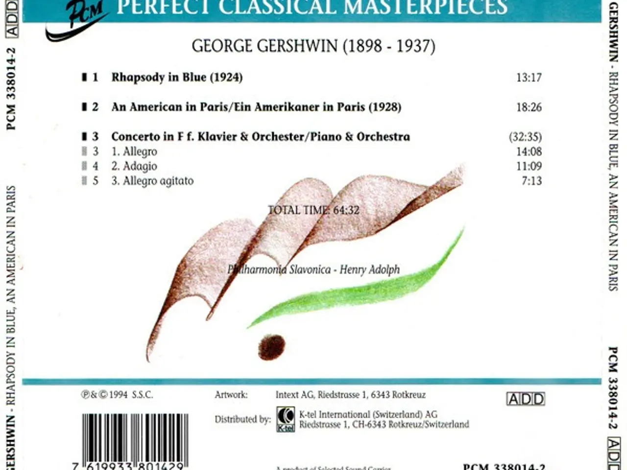 Billede 2 - George Gershwin… – Rhapsody In Blue – CD