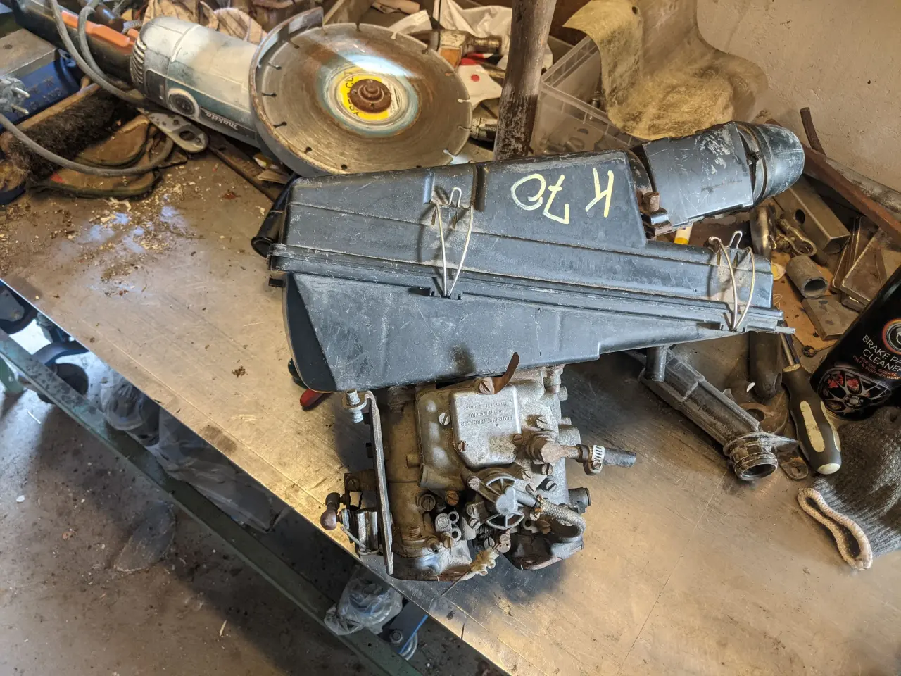 Billede 1 - VW K70 Karburator og luftfilterkasse.