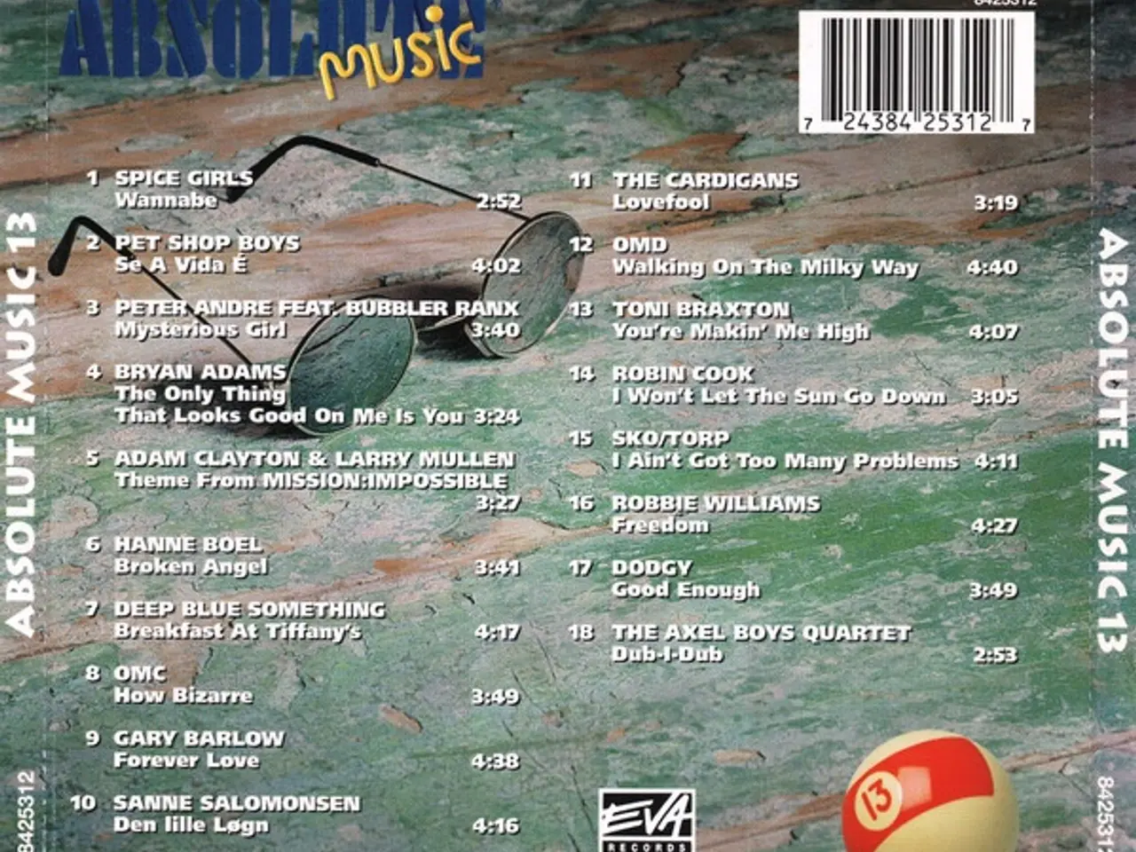 Billede 2 - Diverse kunstnere – Absolute Music 13 – CD
