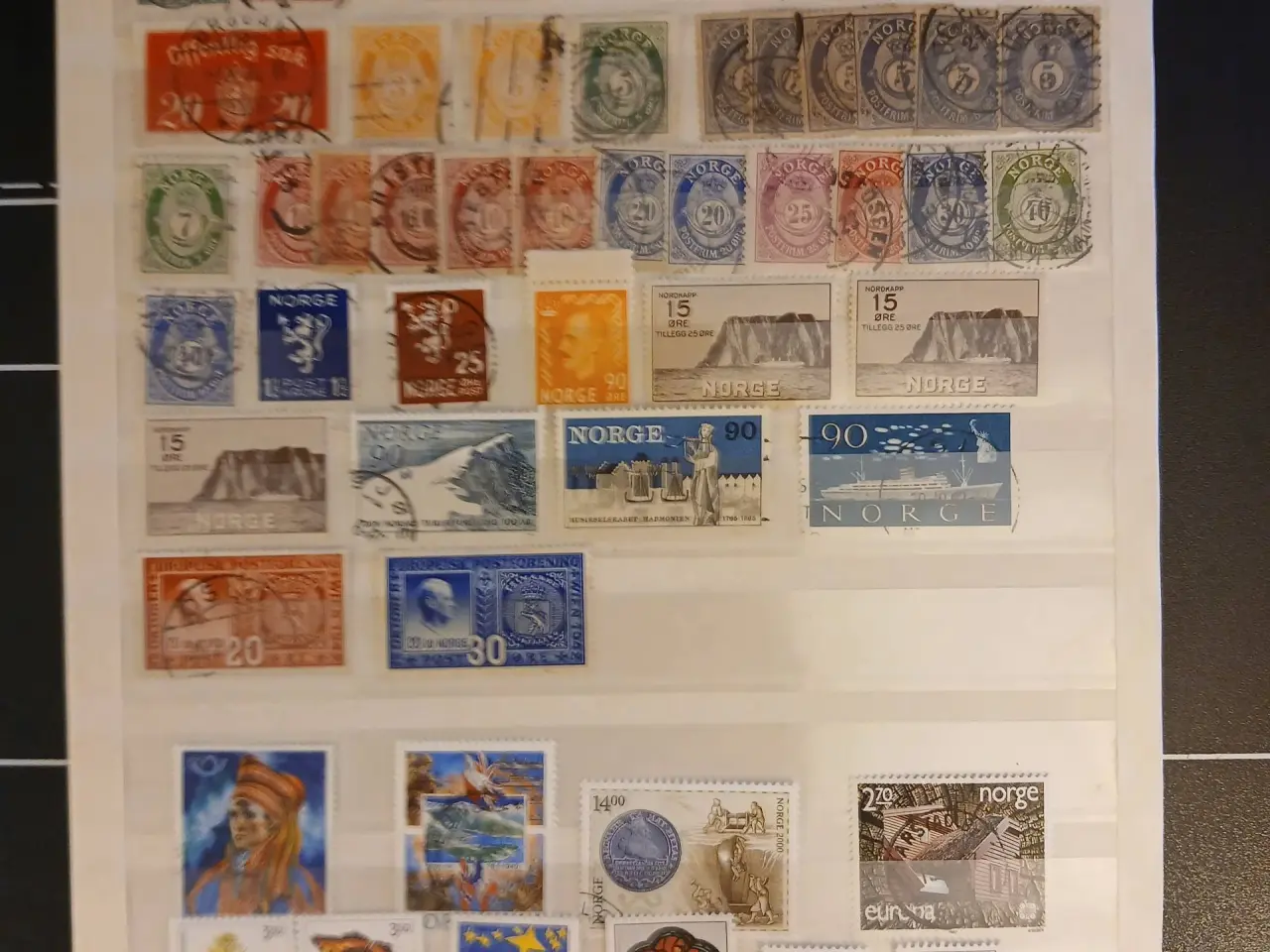 Billede 4 - Norge (145) 6 plancher med 7 sider med interessant