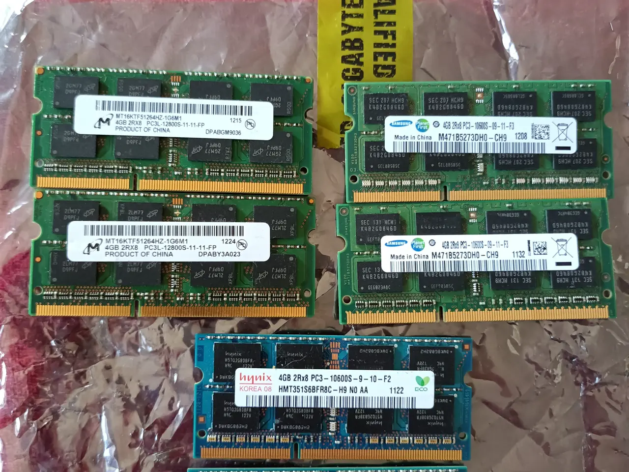 Billede 1 - 3 x 8gb notebook / bærbar ddr3 ram