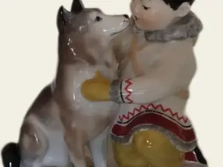 Vintage porcelæn figur fra 60-erne, Lomonosov USSR
